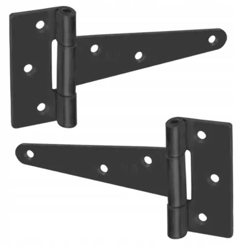 Zawias czarny do drzwi pasowy 65x100 mm zt100 domax 2 sztuki