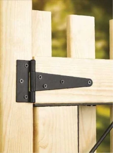 Zawias czarny do drzwi pasowy 65x100 mm zt100 domax 2 sztuki