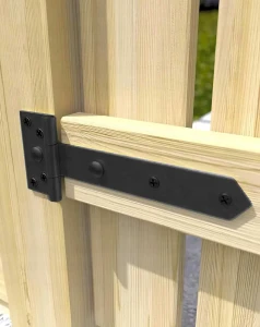 Zawias czarny zb200 200x45x90x3,0mm domax 2 szt