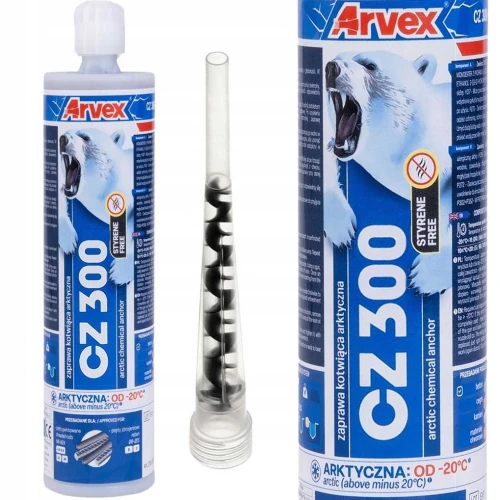 Kotwa chemiczna zimowa arvex cz 300 ml bez mieszadła Arvex
