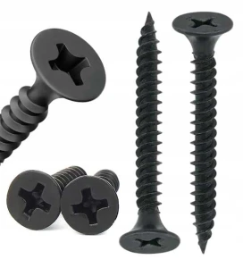 Wkręty do płyt GK czarne fosfatowane 3,5x25 mm 1 kg