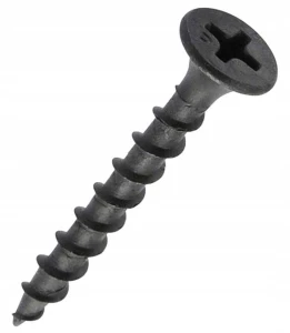 Wkręty do drewna czarne ph2 fosfatowane do płyt gk regips 3,5 x 25 mm | 1kg