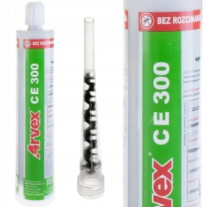 Zaprawa akrylowa kotwiąca klej żywica do betonu CE 300 300ml + Mieszadło