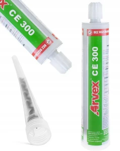 Zaprawa akrylowa kotwiąca klej żywica do betonu CE 300 300ml + Mieszadło