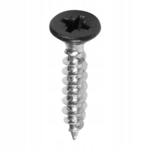 Wkręty do drewna czarne 4,5x35mm 12 sztuk zas domax