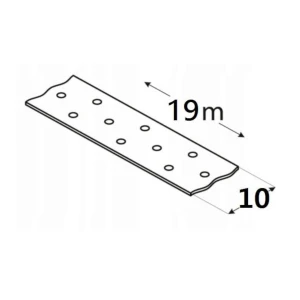 Taśma stalowa montażowa tm5 19 x 0,9 mm 10m 1 szt domax