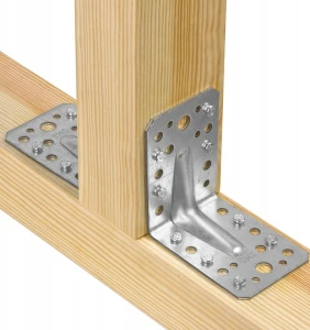 Kątownik stalowy montażowy kp21 105x105x90x2,5 - 10 szt domax