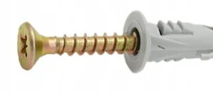 Kołek uniwersalny rozporowy 8x60mm nylonowy dybel | arvex 100 sztuk