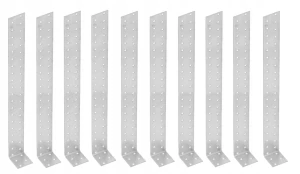 Kątownik stalowy montażowy kotwowy kk3 40x400x40x2,0 – 10 szt domax