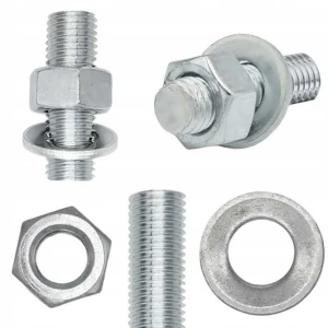 Mini szpilka gwintowana pręt m12x35 mm 10 sztuk + nakrętka podkładka ocynk