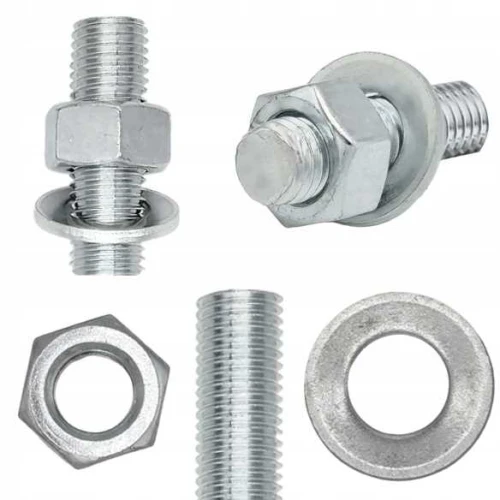 Mini szpilka gwintowana pręt m12x35 mm 10 sztuk + nakrętka podkładka ocynk