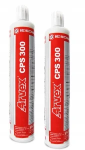 Zestaw nr 3 Kotwa chemiczna Arvex CPS 300 + szpilki, tuleje, mieszadło