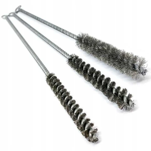 Zestaw stalowy wycior szczotka druciana Ø 8-12 mm – 3 sztuki