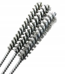 Zestaw stalowy wycior szczotka druciana Ø 8-12 mm – 3 sztuki