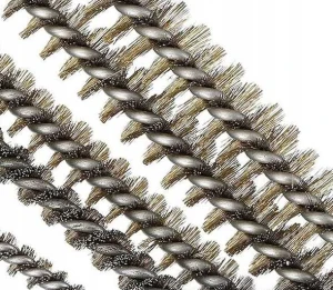 Zestaw stalowy wycior szczotka druciana Ø 8-12 mm – 3 sztuki