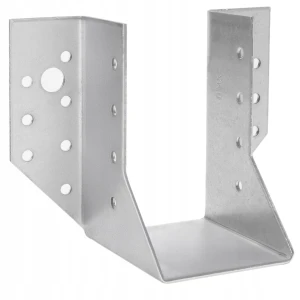 Wieszak stalowy do belek 60x100x75 mm - łącznik standardowy z ocynkowanej blachy 2 mm
