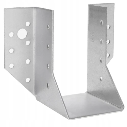 Wieszak stalowy do belek 60x100x75 mm - łącznik standardowy z ocynkowanej blachy 2 mm