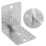 Kątownik stalowy montażowy z przetłoczeniem kpl2 105x105x90x2,0 1 szt domax