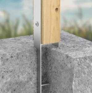 Podstawa słupa kotwa do wmurowania typ PSH 121x600x6,0 - (1/op)