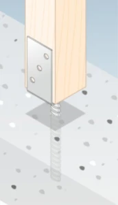 Podstawa słupa ps 140 domax 141x120x60 mm 1 szt